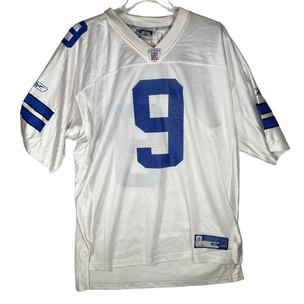 Reebok Dallas Cowboys Tony Romo On Field Jersey Authentic White Mens XL